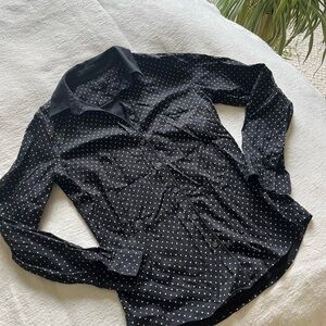 Vintage Banana Republic Polka Dot Long Sleeve 🍒